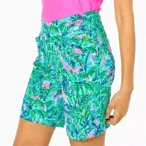 Lilly Pulitzer Reid Short in Blue Horizon Par Fection Golf Sz 00